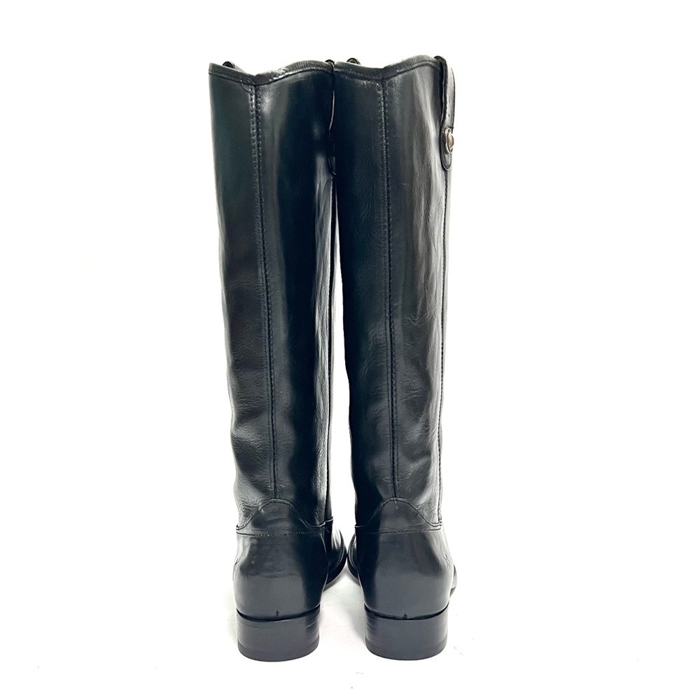 FRYE | Vintage 1990s women's black leather knee high equestrian riding boots - Picture 6 of 8
